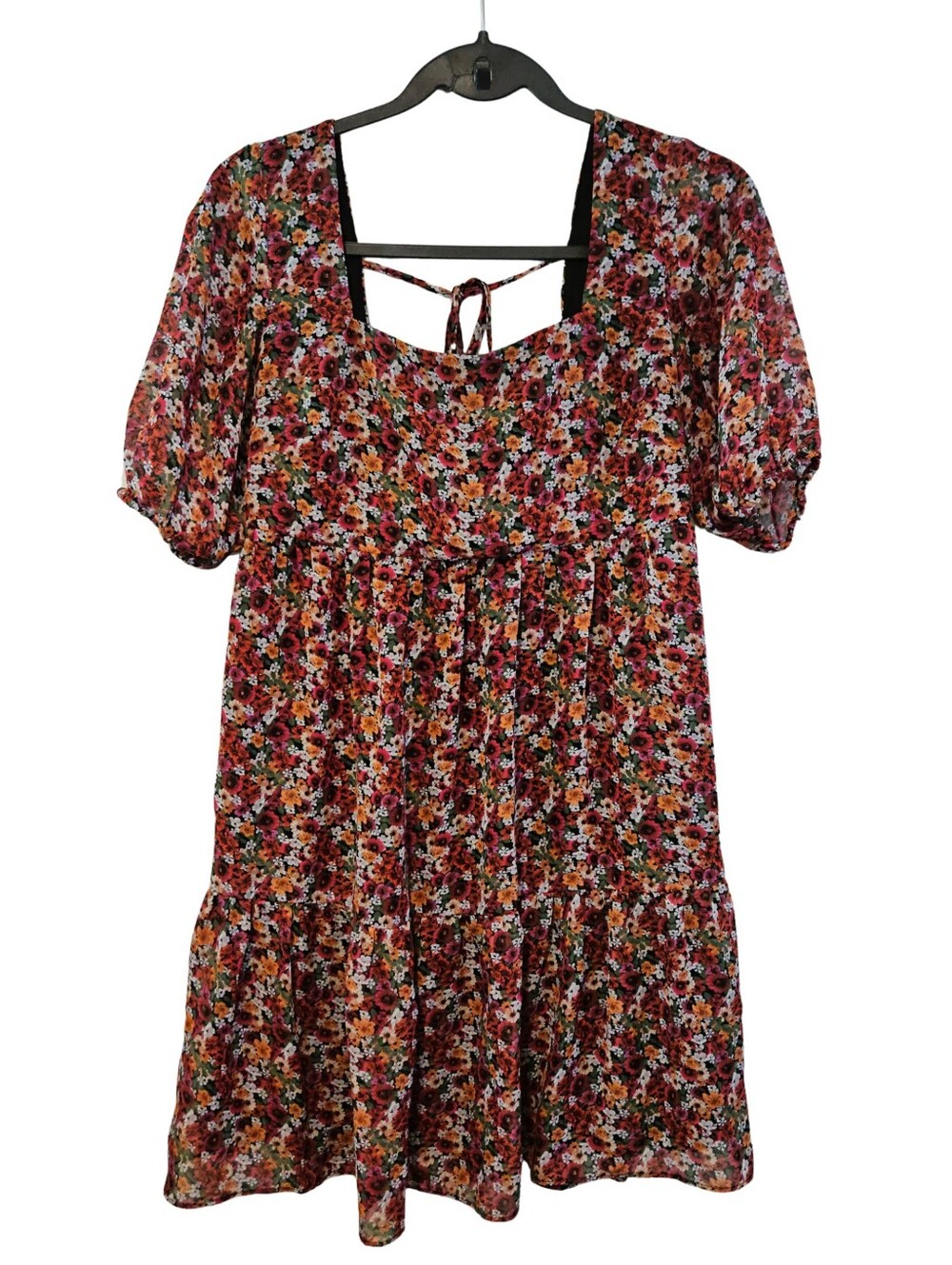 BCBGeneration Floral Babydoll Mini Dress - Size 6 Small